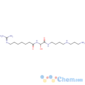 CAS No:104317-84-2 N-[2-[4-(3-aminopropylamino)butylamino]-1-hydroxy-2-oxoethyl]-7-<br />(diaminomethylideneamino)heptanamide