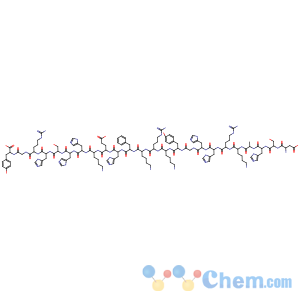 CAS No:104339-66-4 L-Tyrosine, L-a-aspartyl-L-seryl-L-histidyl-L-alanyl-L-lysyl-L-arginyl-L-histidyl-L-histidylglycyl-L-tyrosyl-L-lysyl-L-arginyl-L-lysyl-L-phenylalanyl-L-histidyl-L-a-glutamyl-L-lysyl-L-histidyl-L-histidyl-L-seryl-L-histidyl-L-arginylglycyl-