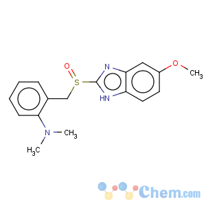 CAS No:104340-41-2 Benzenamine,2-[[(6-methoxy-1H-benzimidazol-2-yl)sulfinyl]methyl]-N,N-dimethyl-