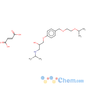 CAS No:104344-23-2 Bisoprolol fumarate