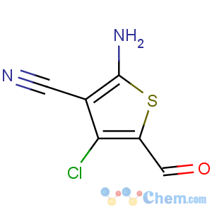 CAS No:104366-23-6 2-amino-4-chloro-5-formylthiophene-3-carbonitrile