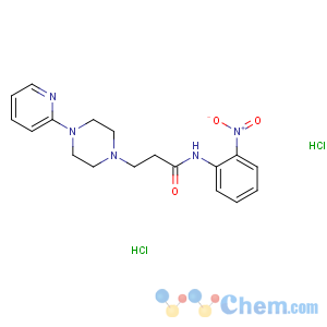CAS No:104373-63-9 N-(2-nitrophenyl)-3-(4-pyridin-2-ylpiperazin-1-yl)propanamide