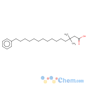 CAS No:104426-54-2 Benzenepentadecanoicacid, b,b-dimethyl-