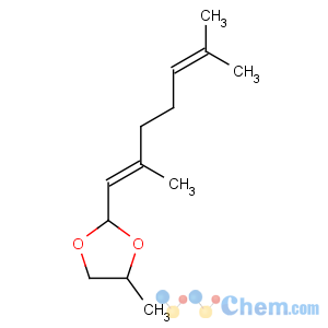 CAS No:10444-50-5 1,3-Dioxolane,2-(2,6-dimethyl-1,5-heptadien-1-yl)-4-methyl-