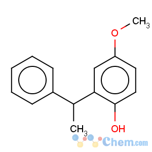 CAS No:10446-37-4 Phenol,4-methoxy-2-(1-phenylethyl)-