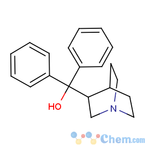 CAS No:10447-39-9 1-azabicyclo[2.2.2]octan-3-yl(diphenyl)methanol