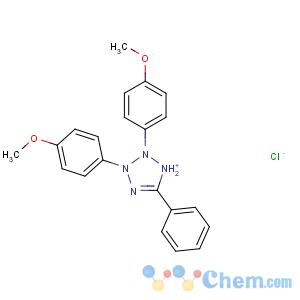 CAS No:104497-79-2 2,3-bis(4-methoxyphenyl)-5-phenyl-1H-tetrazol-1-ium