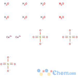 CAS No:10450-59-6 Sulfuric acid,cerium(3+) salt (3:2), octahydrate (8CI,9CI)