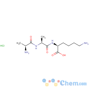CAS No:104583-14-4 L-Lysine,N2-(N-L-alanyl-L-alanyl)-, hydrochloride (9CI)