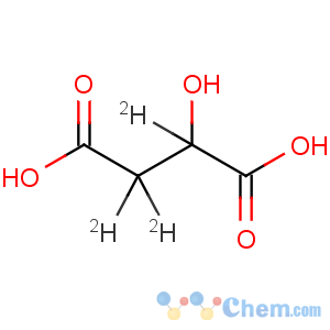 CAS No:104596-63-6 Butanedioic-d3 acid,hydroxy- (9CI)