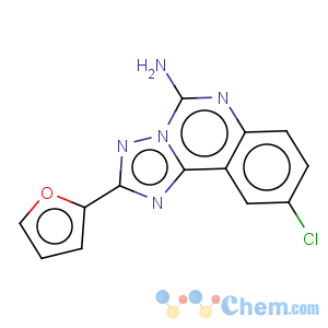 CAS No:104615-18-1 9-Chloro-2-(2-furanyl)-[1,2,4]triazolo[1,5-c]quinazolin-5-amine