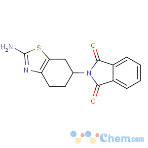 CAS No:104618-33-9 2-(2-amino-4,5,6,7-tetrahydro-1,3-benzothiazol-6-yl)isoindole-1,3-dione