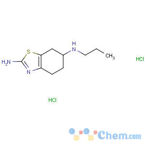 CAS No:104632-25-9 (6S)-6-N-propyl-4,5,6,7-tetrahydro-1,3-benzothiazole-2,<br />6-diamine