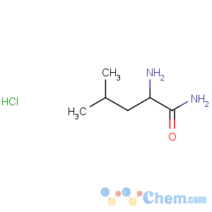 CAS No:10466-60-1 Pentanamide,2-amino-4-methyl-, hydrochloride (1:1)