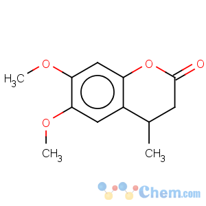 CAS No:104665-63-6 2H-1-Benzopyran-2-one,3,4-dihydro-6,7-dimethoxy-4-methyl-