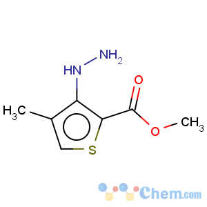 CAS No:104680-36-6 2-Thiophenecarboxylicacid, 3-hydrazinyl-4-methyl-, methyl ester