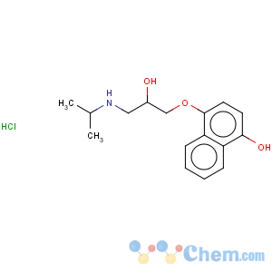 CAS No:10476-53-6 1-Naphthalenol,4-[2-hydroxy-3-[(1-methylethyl)amino]propoxy]-