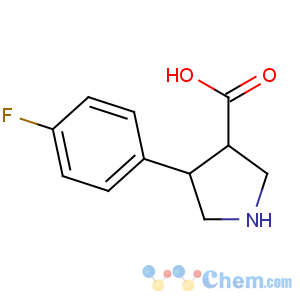 CAS No:1047651-77-3 (3S,4R)-4-(4-fluorophenyl)pyrrolidine-3-carboxylic acid