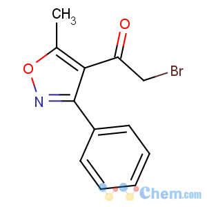 CAS No:104777-39-1 2-bromo-1-(5-methyl-3-phenyl-1,2-oxazol-4-yl)ethanone