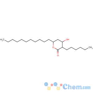 CAS No:104801-96-9 3-Hexyltetrahydro-4-hydroxy-6-undecyl-2H-pyran-2-one
