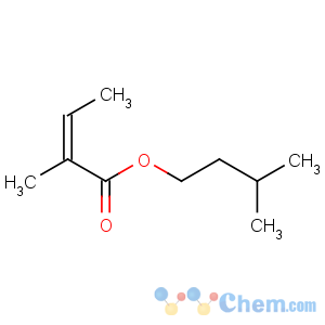 CAS No:10482-55-0 2-Butenoic acid,2-methyl-, 3-methylbutyl ester, (2Z)-