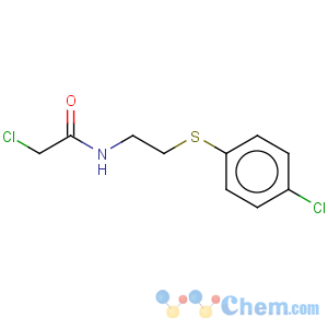 CAS No:104864-59-7 Acetamide,2-chloro-N-[2-[(4-chlorophenyl)thio]ethyl]-