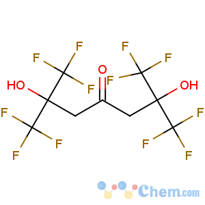 CAS No:10487-11-3 4-Heptanone,1,1,1,7,7,7-hexafluoro-2,6-dihydroxy-2,6-bis(trifluoromethyl)-