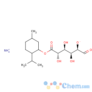 CAS No:104874-25-1 b-D-Glucopyranosiduronic acid,5-methyl-2-(1-methylethyl)cyclohexyl, monoammonium salt (9CI)