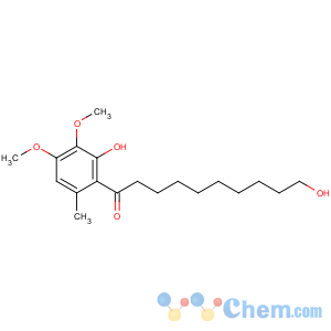 CAS No:104966-97-4 10-hydroxy-1-(2-hydroxy-3,4-dimethoxy-6-methylphenyl)decan-1-one