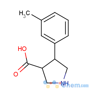 CAS No:1049727-99-2 (3S,4R)-4-(3-methylphenyl)pyrrolidine-3-carboxylic acid