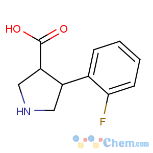 CAS No:1049975-91-8 (3S,4R)-4-(2-fluorophenyl)pyrrolidine-3-carboxylic acid