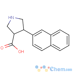 CAS No:1049978-40-6 (3S,4R)-4-naphthalen-2-ylpyrrolidine-3-carboxylic acid