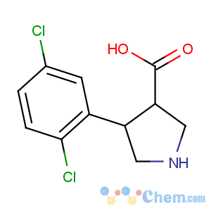 CAS No:1049978-45-1 4-(2,5-dichlorophenyl)pyrrolidine-3-carboxylic acid
