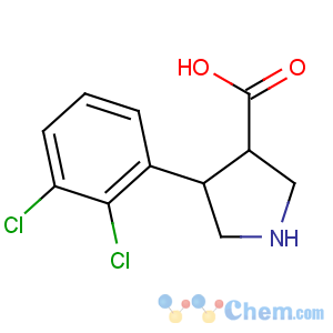 CAS No:1049978-56-4 4-(2,3-dichlorophenyl)pyrrolidine-3-carboxylic acid