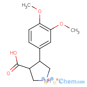 CAS No:1049980-11-1 (3S,4R)-4-(3,4-dimethoxyphenyl)pyrrolidine-3-carboxylic acid
