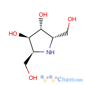 CAS No:105015-44-9 2,5-Pyrrolidinedimethanol,3,4-dihydroxy-, (2S,3R,4R,5S)-