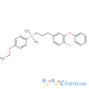 CAS No:105024-66-6 (4-ethoxyphenyl)-[3-(4-fluoro-3-phenoxyphenyl)propyl]-dimethylsilane