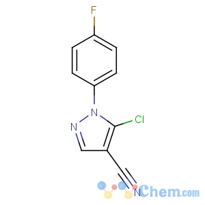 CAS No:1050619-83-4 5-chloro-1-(4-fluorophenyl)pyrazole-4-carbonitrile