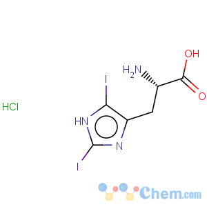 CAS No:105158-70-1 L-Histidine,2,5-diiodo-, monohydrochloride (9CI)