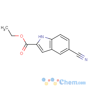 CAS No:105191-13-7 ethyl 5-cyano-1H-indole-2-carboxylate