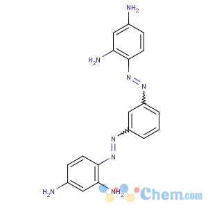 CAS No:1052-38-6 4-[[3-[(2,4-diaminophenyl)diazenyl]phenyl]diazenyl]benzene-1,3-diamine