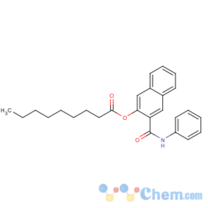 CAS No:10523-82-7 [3-(phenylcarbamoyl)naphthalen-2-yl] nonanoate