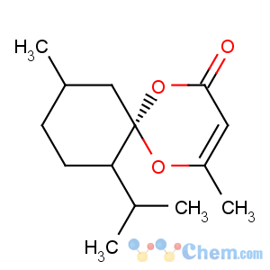 CAS No:105252-84-4 1,5-Dioxaspiro[5.5]undec-3-en-2-one,4,10-dimethyl-7-(1-methylethyl)-, (6S,7S,10R)-
