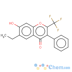CAS No:105258-37-5 4H-1-Benzopyran-4-one,6-ethyl-7-hydroxy-3-phenyl-2-(trifluoromethyl)-