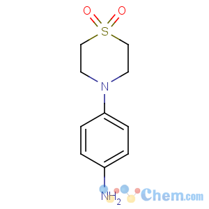 CAS No:105297-10-7 4-(1,1-dioxo-1,4-thiazinan-4-yl)aniline