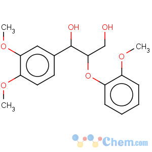 CAS No:10535-17-8 1,3-Propanediol,1-(3,4-dimethoxyphenyl)-2-(2-methoxyphenoxy)-