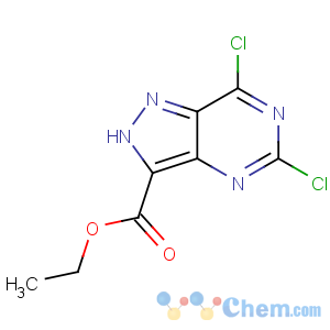 CAS No:1053656-63-5 ethyl 5,7-dichloro-2H-pyrazolo[4,3-d]pyrimidine-3-carboxylate