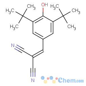 CAS No:10537-47-0 2-[(3,5-ditert-butyl-4-hydroxyphenyl)methylidene]propanedinitrile