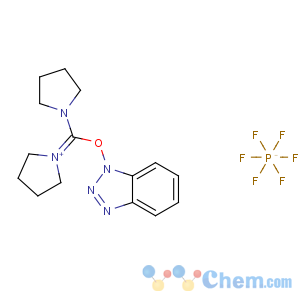 CAS No:105379-24-6 1-[pyrrolidin-1-ium-1-ylidene(pyrrolidin-1-yl)methoxy]benzotriazole