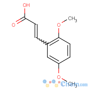 CAS No:10538-51-9 (E)-3-(2,5-dimethoxyphenyl)prop-2-enoic acid